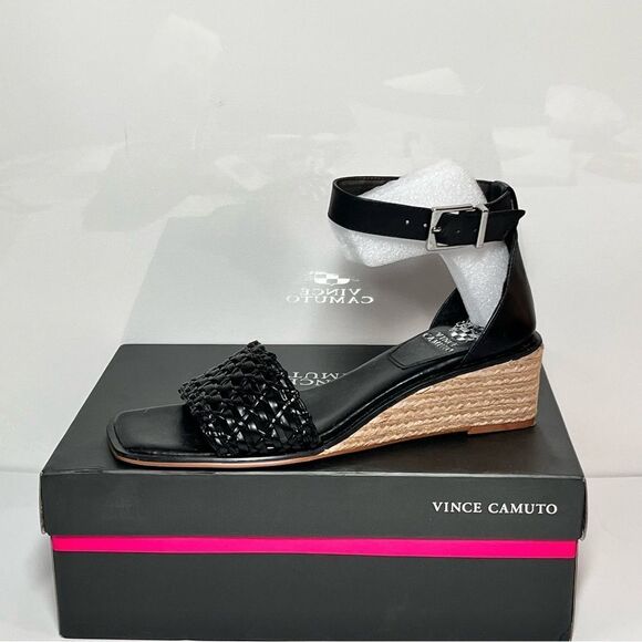 Vince Camuto Bretandi Adjustable Espadrille Wedge Sandals - Picture 1 of 4